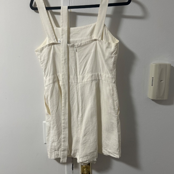 & Other Stories Cotton Cream Dress - Picture 2 of 3